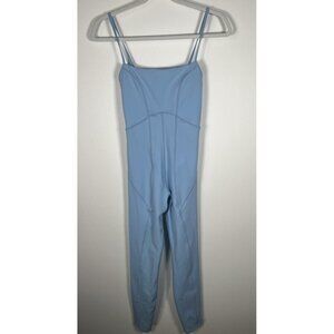 L*Space The Distance jumpsuit blue athleisure sleeveless stretch S California